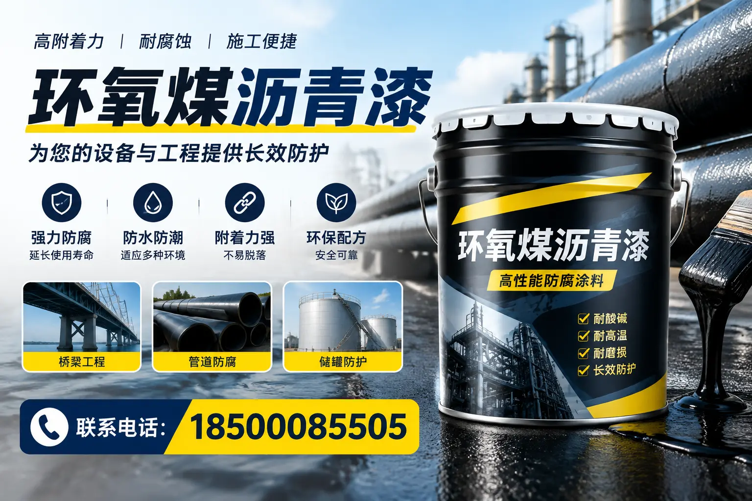 环氧煤沥青漆与其他涂料的对比分析，助力德宏企业决策